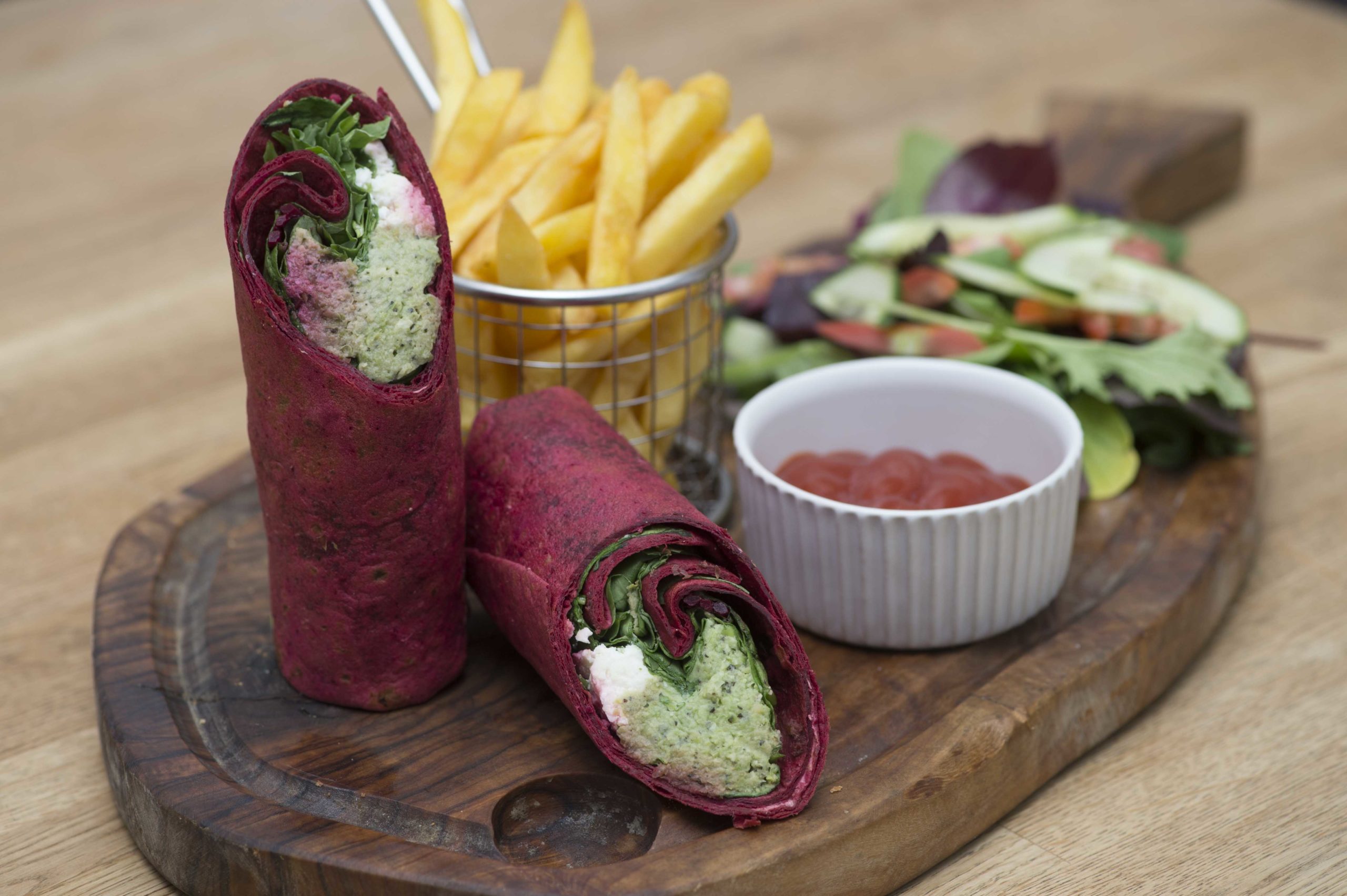 Wrap with chips